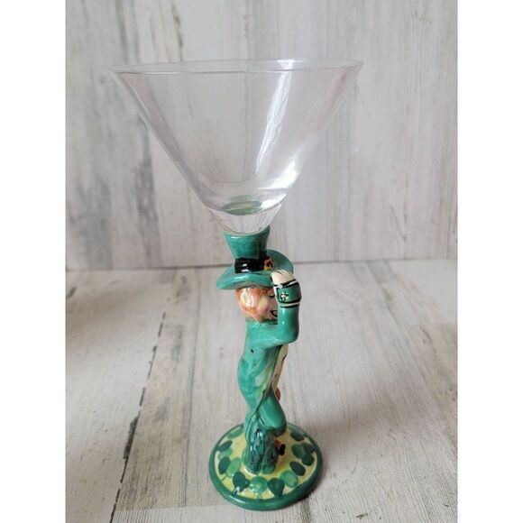 Blue sky martini leprechaun st Patrick's collectible 2009 clover - Picture 8 of 9